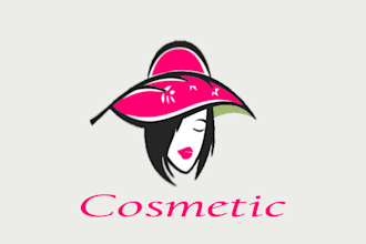 provide good looking outstanding cosmetic logo design