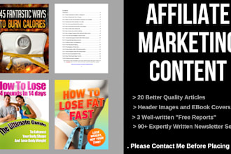 give you professionally done content for affiliate marketing