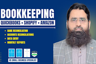 be your quickbooks and xero bookkeeper for monthly accounting