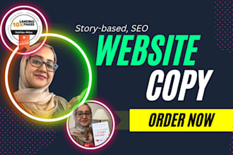 write SEO website copy in your brand voice
