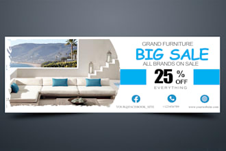 design a web banner, facebook cover