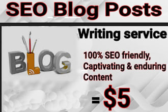 write an enduring SEO article or blog post for you