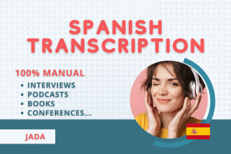 do fast audio or video transcription in spanish