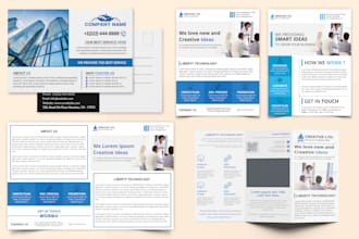 design trifold, bifold brochure, flyer, banner, leaflet, postcard
