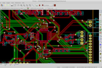 design a pcb and generate the gerber files