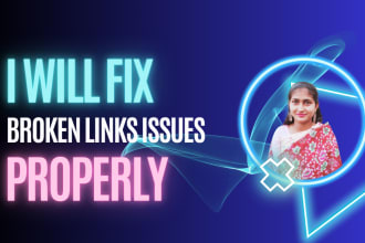 fix 404 error pages, 301 htaccess redirection, broken links of any website