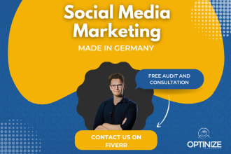 do amazing facebook, instagram or linkedin marketing german