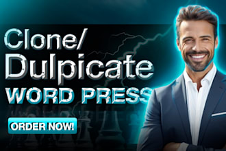 clone, duplicate, revamp, copy wordpress or any website
