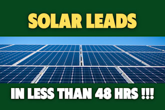 get solar leads with facebook lead generation ads for installers