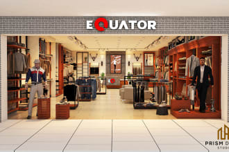 design creative shopfront, storefront retail shop interior