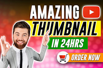 design amazing youtube thumbnail