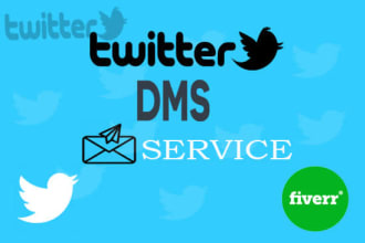 do twitter direct message on your targeted audience