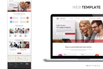 design professional psd web template and mobile ui