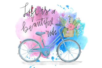 do a beautiful watercolor baby fashion feminine botanical cosmetic logo design