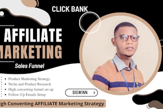 build clickbank affiliate marketing sales funnel or landing page