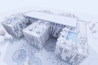 create a 3d bim architectural model in revit