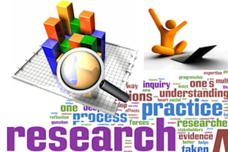 perform web online research about any topic, keyword or product