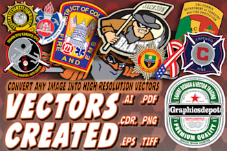 convert your jpeg image into vector