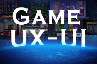 create premium game art and UI UX for 2d and 3d games