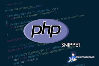 solve any PHP errors