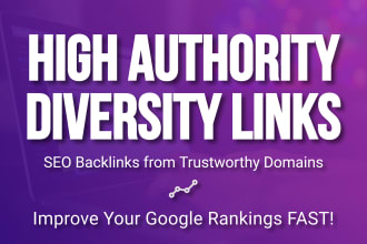seo backlinks high da authority diversity link building google ranking