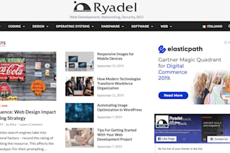 publish a guest post on ryadel about web design, software
