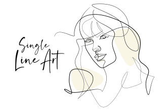 draw an awesome single line art only in 1 day