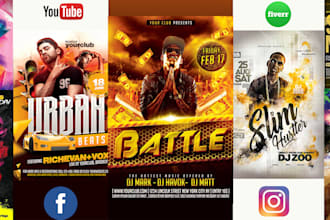 do dj, hip hop, event, party, concert, music, club flyer