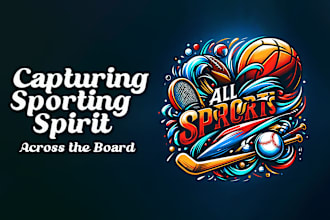 design football, soccer, basketball, baseball, event and tournament sports logo
