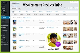 do woocommerce product listing in your store