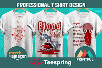 do digital illustration t shirt design