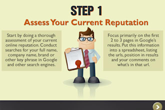 create an INFOGRAPHICS and video slideshow