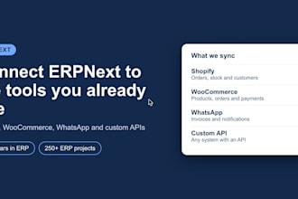 integrate erpnext with shopify woocommerce whatsapp or any API