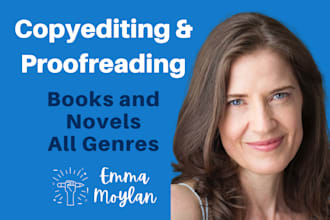 copyedit and proofread your debut novel or bestselling book