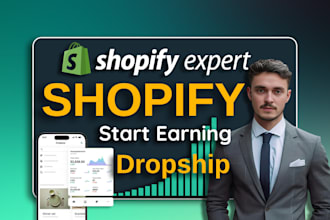 create your shopify store or dropshipping store website