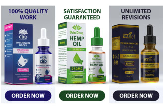 design cbd packaging or labels