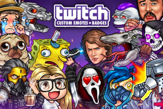 create awesome custom twitch emotes or badges