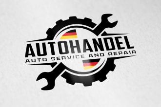 do luxurious automotive, repair, motor  car logo