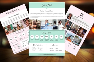 design an amazing looking social media press kit for you