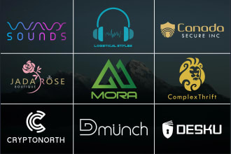design expert modern and minimalist logo for your business within 24h