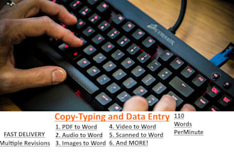 be your editor, writer, proofread or assistant
