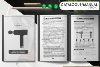 design professional product manuals for your product