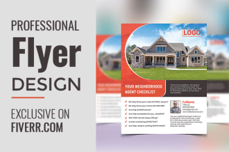 do real estate flyer design modern flyers design