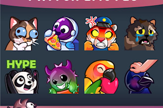 create cute twitch emotes for your channel