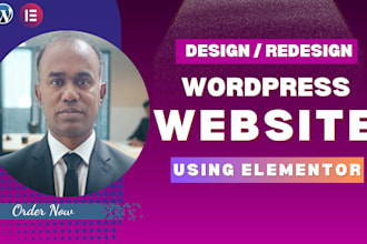 design or clone responsive website using elementor  in 24 hrs