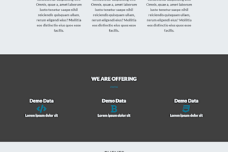 develop a responsive website