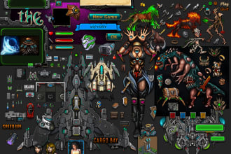 be your game artist for your unity game, game maker, etc