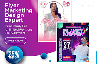 design professional flyers posters or brochures