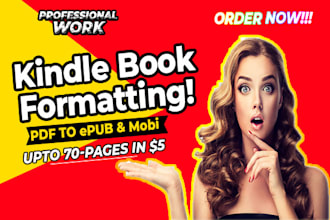 convert pdf to epub or mobi and format your book for kindle