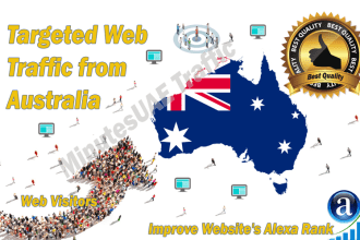 send australian web visitors, geo traffic from australia